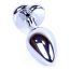 Анальная пробка с розовым кристаллом Exclusivity Jewellery Silver Heart Plug, серебряная - Фото №6