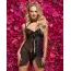 Комплект JSY Sexy Lingerie JS228165, черный: пеньюар + трусики-стринги - Фото №7