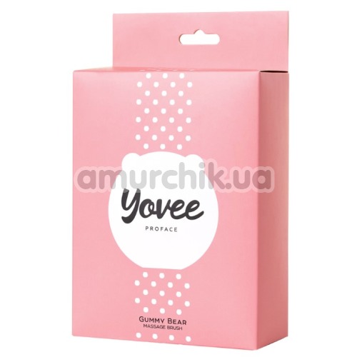 Масажер для обличчя Yovee Proface Gummy Bear, рожевий
