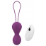 Вагинальные шарики с вибрацией Boss Remote Control Tighten Vibrating Egg, фиолетовые - Фото №3
