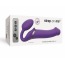 Безремневой страпон с вибрацией Strap-On-Me Vibrating Bendable Strap-On M, фиолетовый - Фото №8