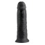 Фаллоимитатор King Cock, 26.4 см черный - Фото №1
