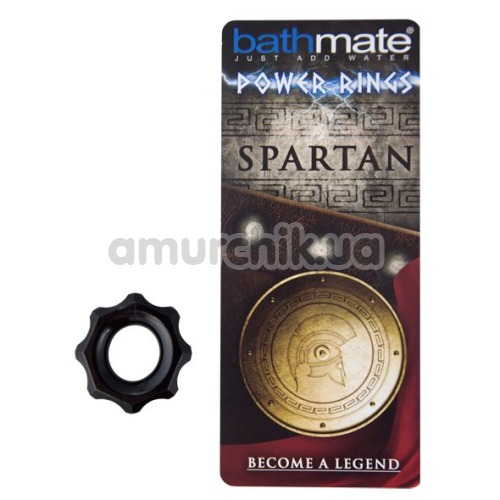 Эрекционное кольцо Bathmate Power Rings Spartan, черное