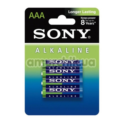 Батарейки Sony Alkaline AAA, 4 шт
