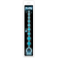 Анальний ланцюжок Firefly Pleasure Beads - світиться у темряві, блакитний - Фото №2