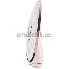 Симулятор орального секса с вибрацией для женщин Satisfyer Pret A Porter, розово-белый - Фото №1