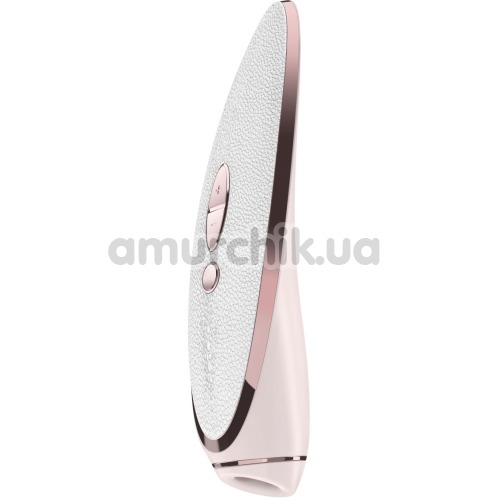 Симулятор орального сексу з вібрацією для жінок Satisfyer Pret A Porter, рожево-білий - Фото №1