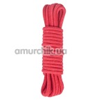 Мотузка Lux Fetish 15 м, червона - Фото №1