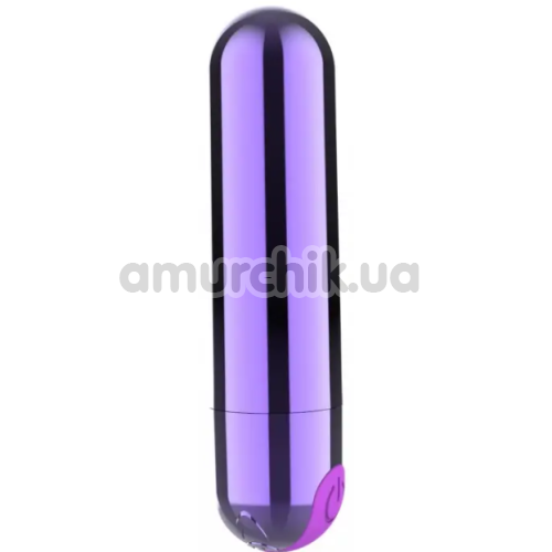 Клиторальный вибратор Boss Series Power Bullet Glossy, фиолетовый