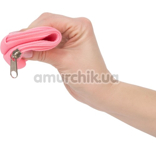Сумка для хранения секс-игрушек PowerBullet Silicone Storage Zippered Bag, розовая