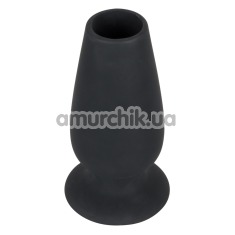 Анальная пробка Lust Tunnel Plug XL, черная - Фото №1