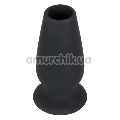 Анальная пробка Lust Tunnel Plug XL, черная - Фото №1