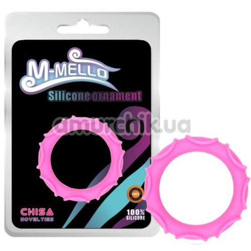 Эрекционное кольцо M-Mello Octopus Ring, розовое