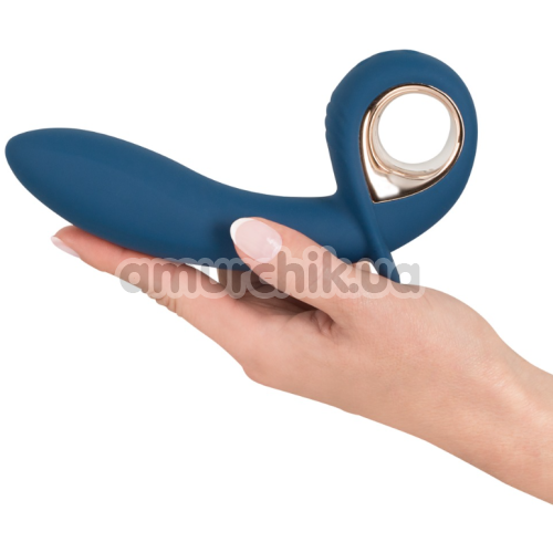 Вибратор для точки G Inflatable Vibrator Petit, синий