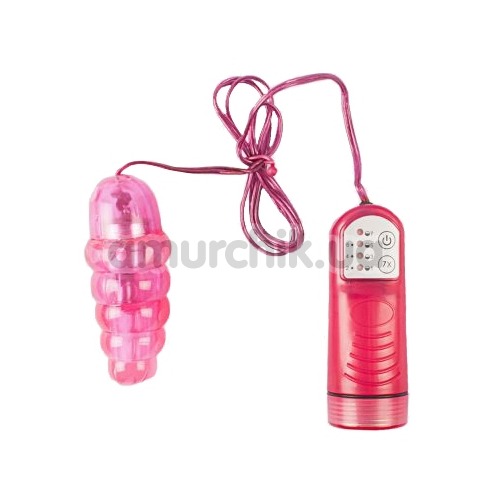 Клиторальный вибратор Grrl Toyz Pink Lemonade Swirl Spot Lollipop, розовый - Фото №1