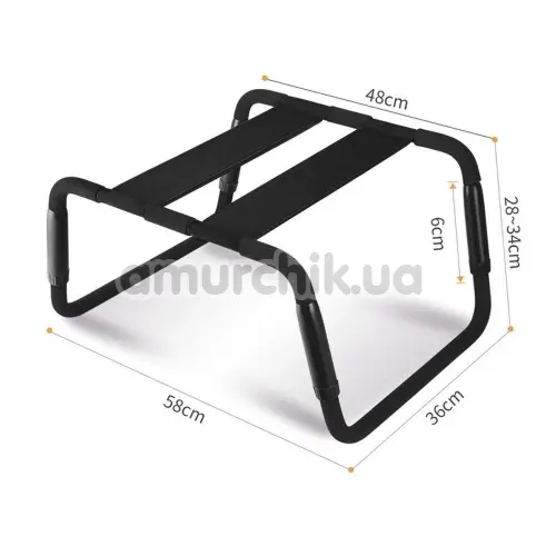 Стілець для сексу Roomfun Detachable Sex Chair, чорний