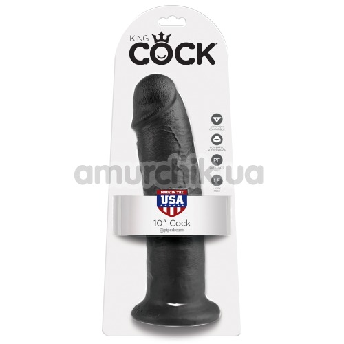 Фаллоимитатор King Cock, 26.4 см черный