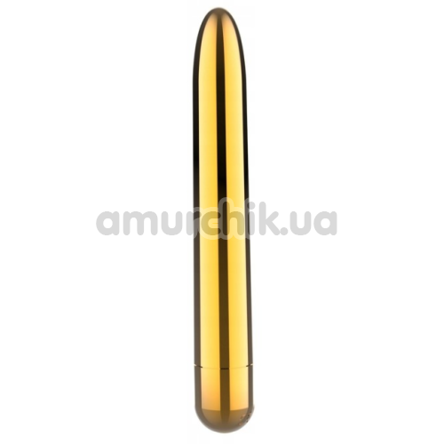 Вібратор Boss Series Ultra Power Bullet Glossy, золотий