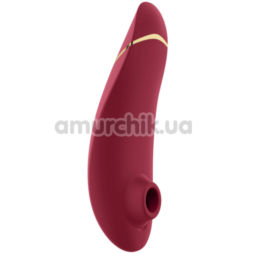 Симулятор орального секса для женщин Womanizer Premium 2, бордовый