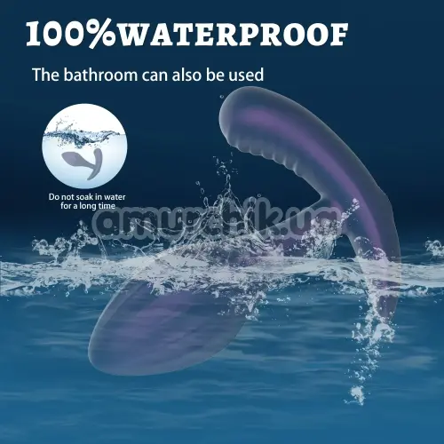 Анальная пробка с вибрацией Odeco Every Night Toys Miah, фиолетовая