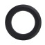 Ерекційне кільце Adonis Silicone Ring Caesar, чорне - Фото №1