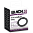 Ерекційне кільце для члена Black Velvets Cock & Ball Loop, чорне - Фото №6