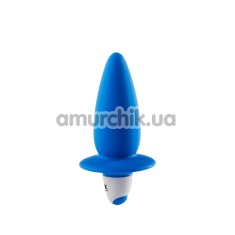 Анальная пробка с вибрацией My Favorite Vibrating Analplug, голубая - Фото №1