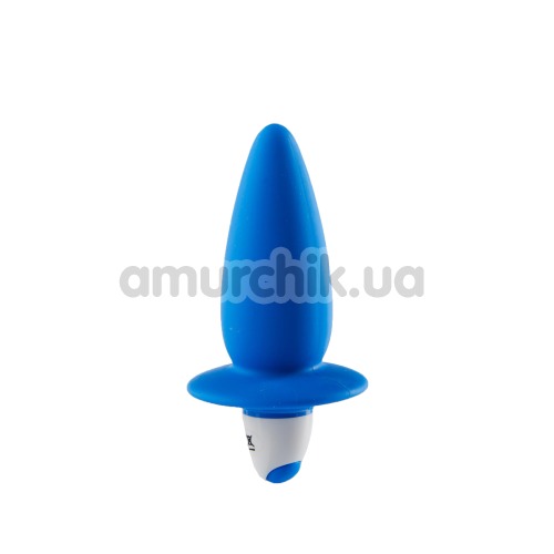 Анальная пробка с вибрацией My Favorite Vibrating Analplug, голубая - Фото №1