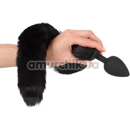Набір з 2 предметів Bad Kitty Pet Play Plug & Ears, чорний