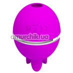 Симулятор орального сексу для жінок Pretty Love Gemini Ball, фіолетовий - Фото №1