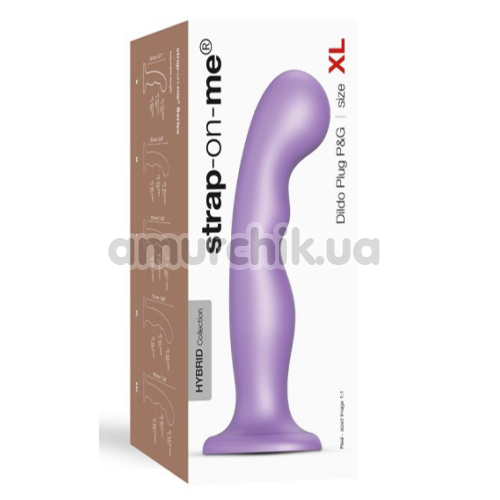Фалоімітатор Strap-On-Me Dildo Plug P&G XL, фіолетовий