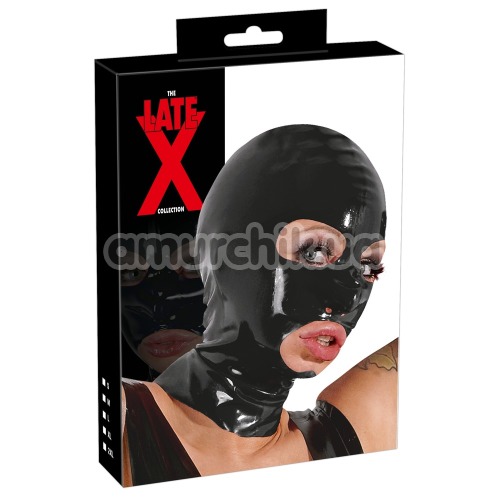 Латексная маска Latex Kopfmaske, черная