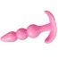 Анальна пробка Masturbation Anal Beads Massage Stick, рожева - Фото №3
