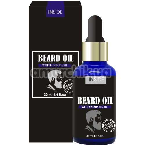 Средство для бороды с маслом макадамии Inside Beard Oil with Macadamia Oil, 30 мл