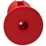 Анальная пробка Kink Lube Luge Premium Silicone Plug 5, красная - Фото №3
