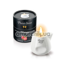 Массажная свеча Plaisirs Secrets Paris Bougie Massage Candle Pomegranate - гранат, 80 мл - Фото №1