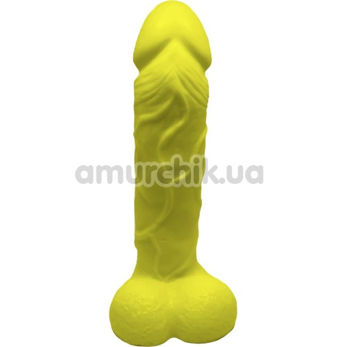 Мило у вигляді пеніса з присоскою Чистий Кайф L, жовте