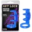Насадка на пенис с вибрацией Get Lock Vibrating Cock Cage, синяя - Фото №2