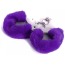 Наручники Roomfun Furry Cuffs, фиолетовые - Фото №2
