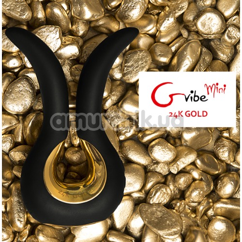 Универсальный вибромассажер Gvibe Mini Gold, черный