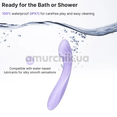 Вибратор для точки G с подогревом Svakom Margot, фиолетовый