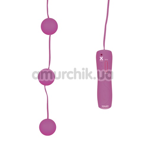 Вагінальні кульки з вібрацією Funky Triple Power Balls, фіолетові