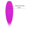 Двуконечный вибратор Pretty Love Snaky Vibe с ребрышками, фиолетовый - Фото №6