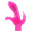 Анально-вагінально-кліторальний вібратор Triple Tease рожевий - Фото №3