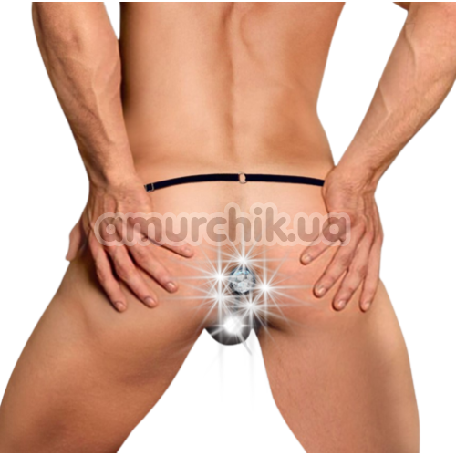 Труси чоловічі з анальною пробкою Art of Sex Sexy Panties With Silicone Plug L, чорні