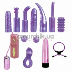Набор Sex Тoy Kit из 12 предметов, фиолетовый - Фото №1