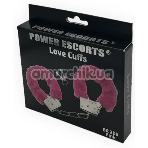 Наручники Power Escorts Love Cuffs, розовые
