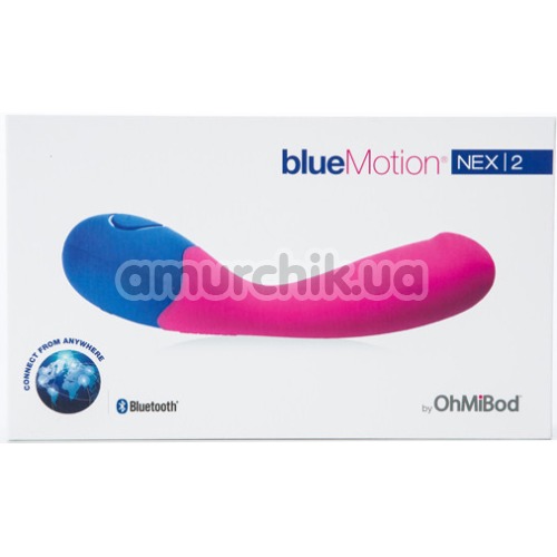 Вибратор OhMiBod BlueMotion App Controlled Nex 2, розовый