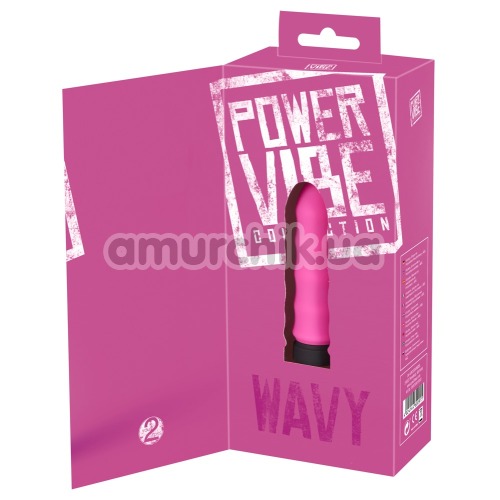 Клиторальный вибратор Power Vibe Collection Wavy, розовый