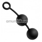 Анальные шарики Tom of Finland Weighted Anal Balls, черные - Фото №1
